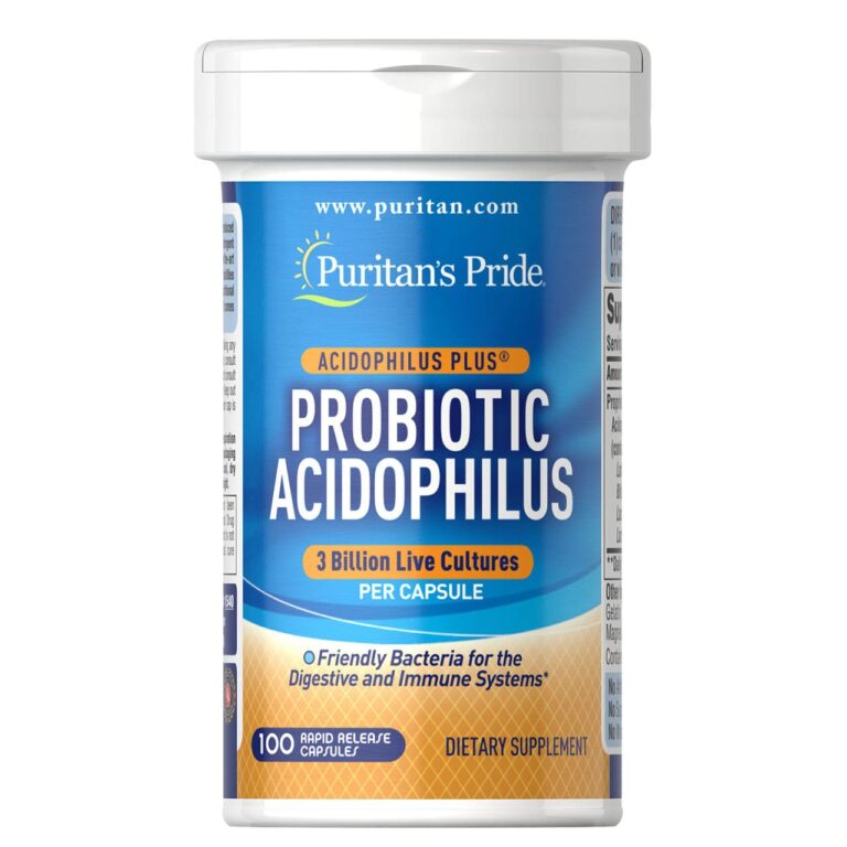 Puritan’s Pride Probiotic Acidophilus 3 Billion CFU